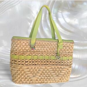 Vintage Brighton Woven Tote Bag